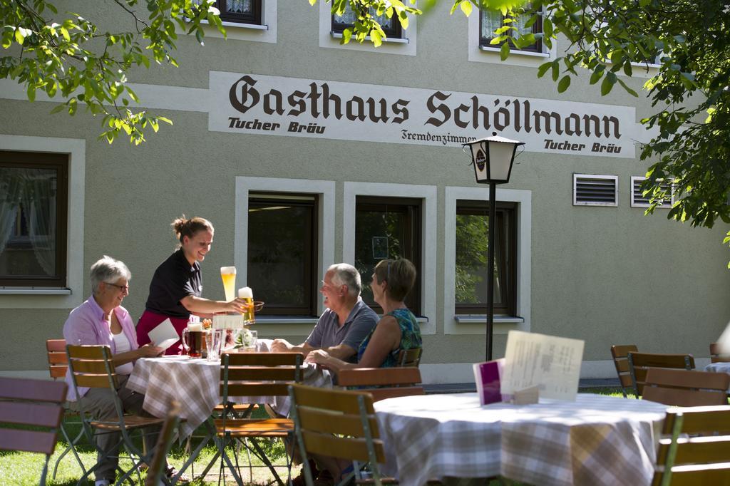 Gasthaus Schoellmann フォイヒトヴァンゲン エクステリア 写真